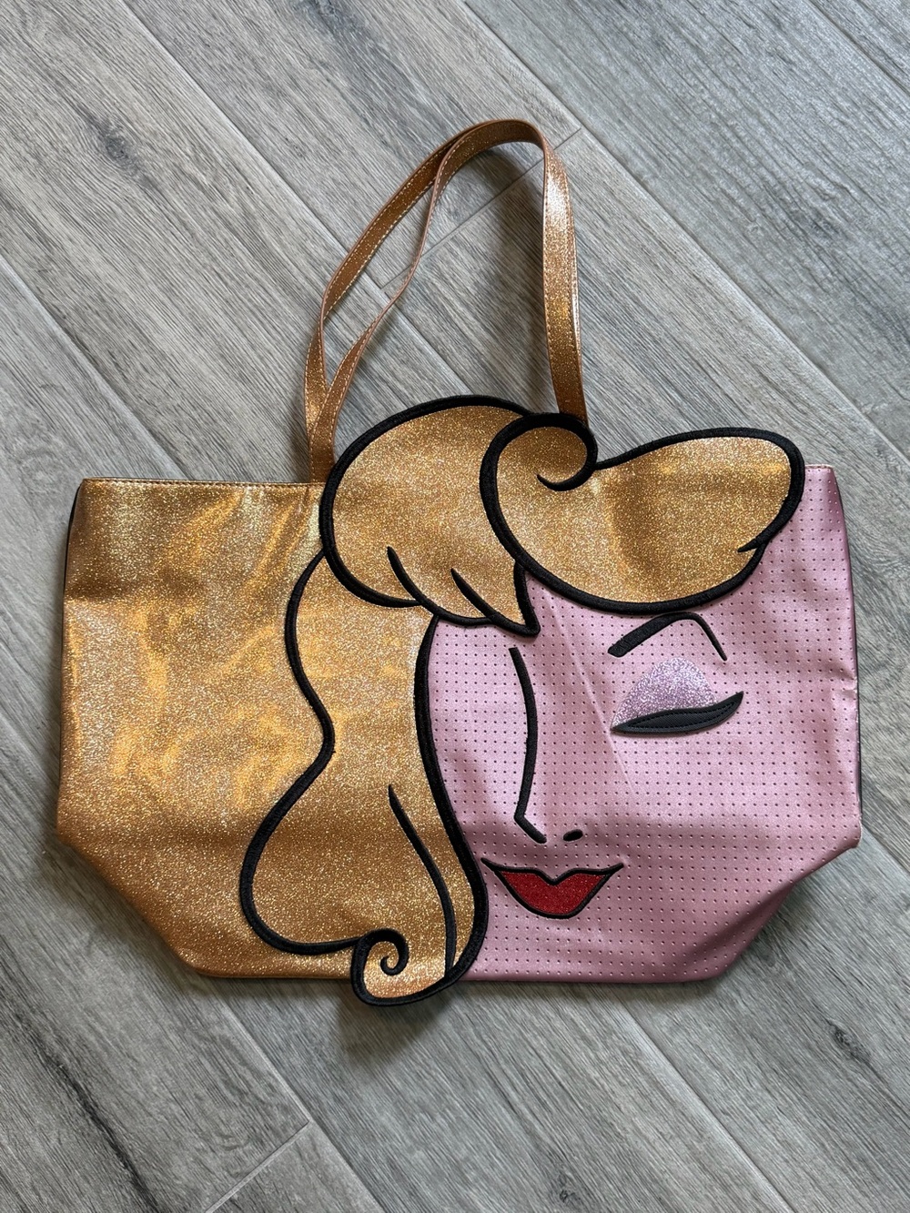 Danielle Nicole Disney Sleeping Beauty Aurora Princess Large Tote Hand Bag Purse